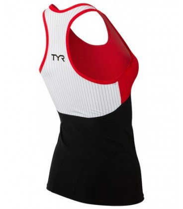 TYR - Maiou Triathlon pentru femei - negru rosu