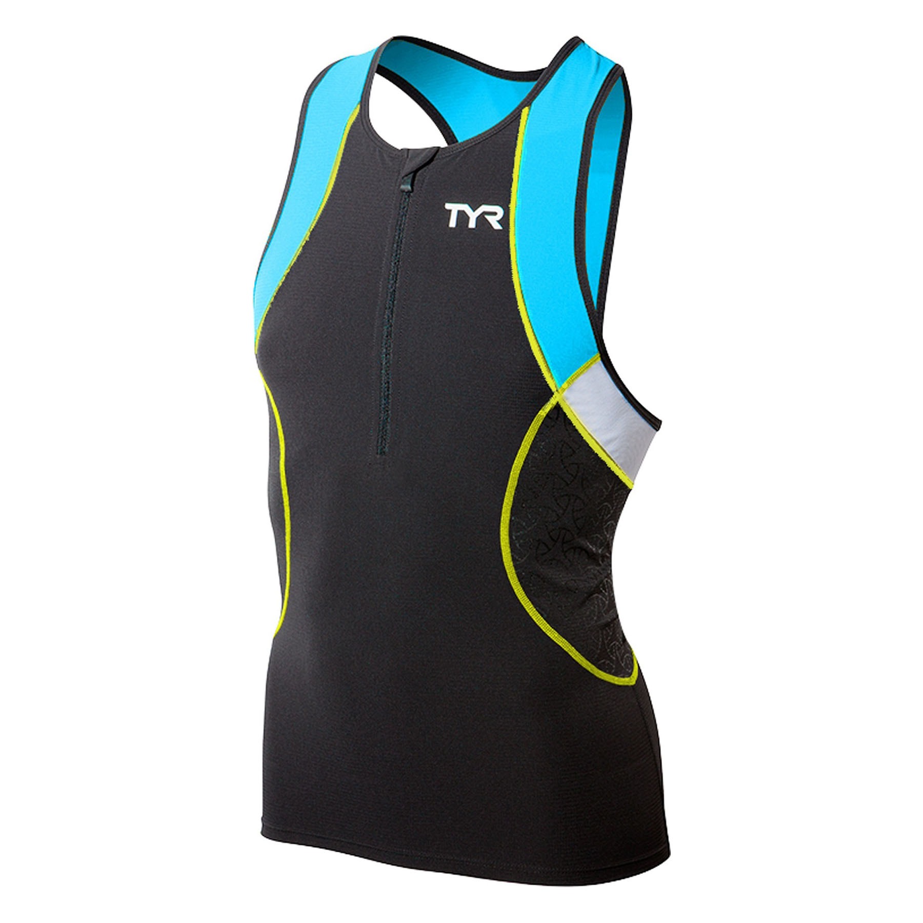 TYR TYR Competitor top triatlon barbati negru-albastru-galben