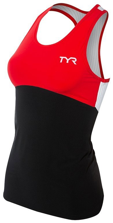 TYR TYR - Maiou Triathlon pentru femei - negru rosu