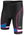 TYR Trishort Competitor Femei 8" - negru albastru roz