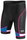 TYR Trishort Competitor Femei 8" - negru albastru roz