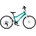 Bicicleta copii Woom 4 Go cu roti 20" turcoaz Metallic Petrol