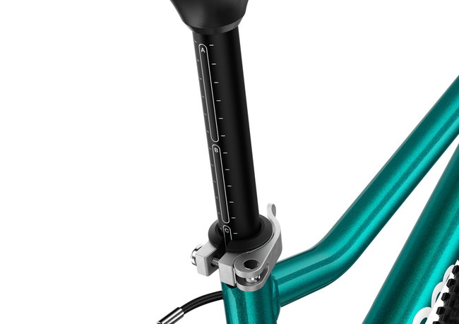 Bicicleta copii Woom 4 Go cu roti 20" turcoaz Metallic Petrol