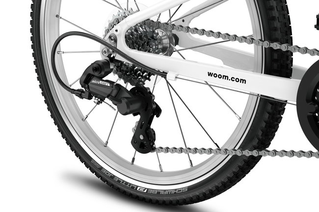 Bicicleta copii Woom 4 Go cu roti 20" turcoaz Metallic Petrol