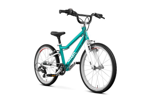 Bicicleta copii Woom 4 Go cu roti 20" turcoaz Metallic Petrol