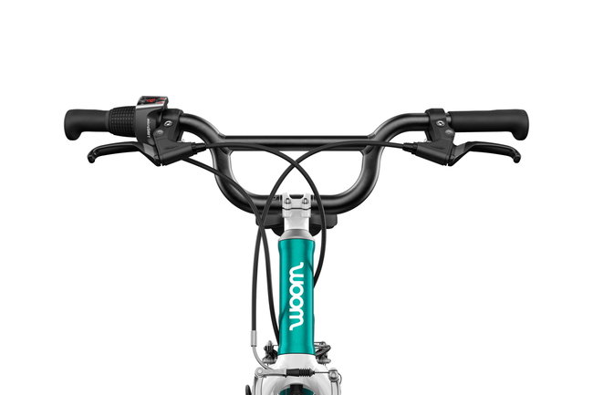 Bicicleta copii Woom 4 Go cu roti 20" turcoaz Metallic Petrol