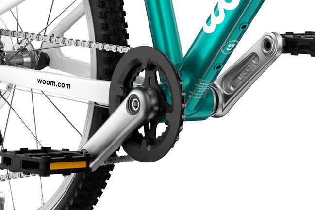 Bicicleta copii Woom 4 Go cu roti 20" turcoaz Metallic Petrol