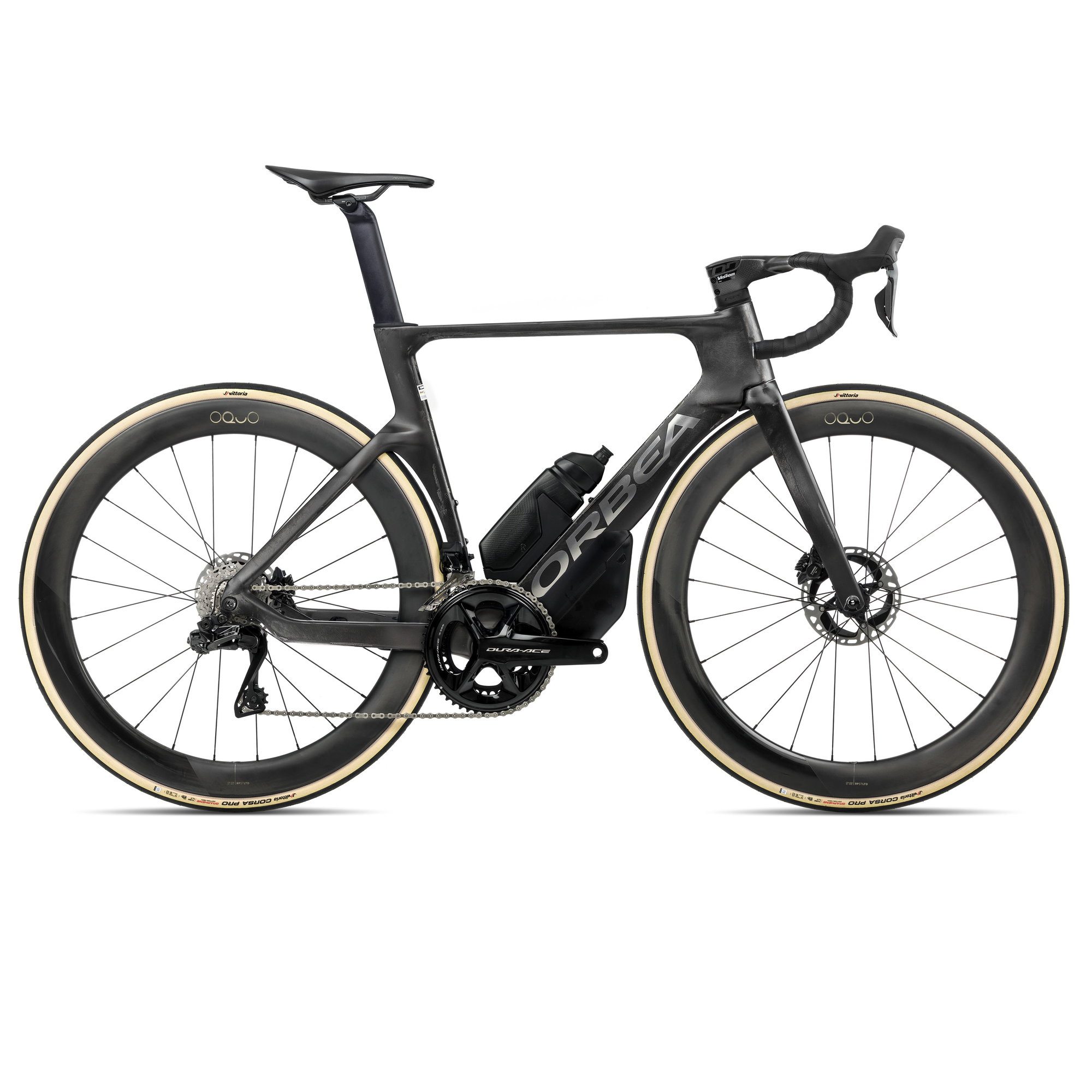 Orbea Bicicletă șosea race aero Orbea ORCA AERO M10iLTD - Carbon Raw | Titanium (Matt)