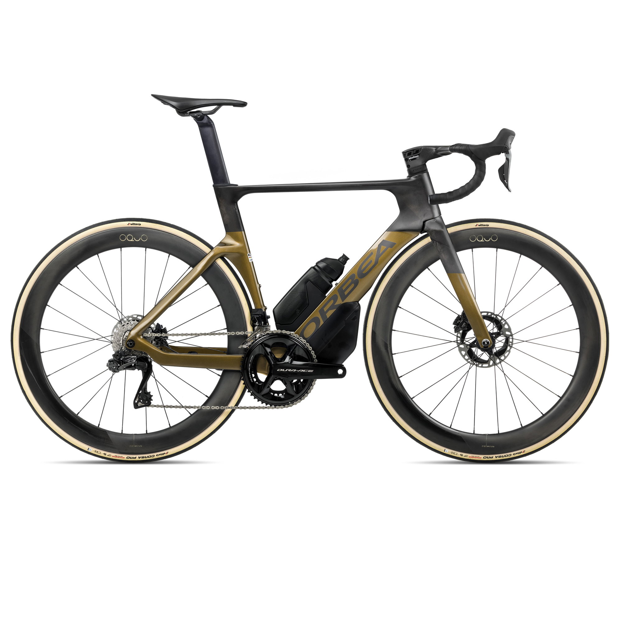 Orbea Bicicletă șosea race aero Orbea ORCA AERO M10iLTD - Olive Green (Gloss) | Carbon Raw (Matt)
