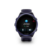 Garmin Forerunner 570 - 47mm - ceas multisport cu GPS si AMOLED - negru Indigo Aluminium with Translucent Imperial Purple | Indigo Band