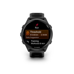 Garmin Forerunner 570 - 47mm - ceas multisport cu GPS si AMOLED - negru Slate Gray Aluminium with Translucent Black | Black Band