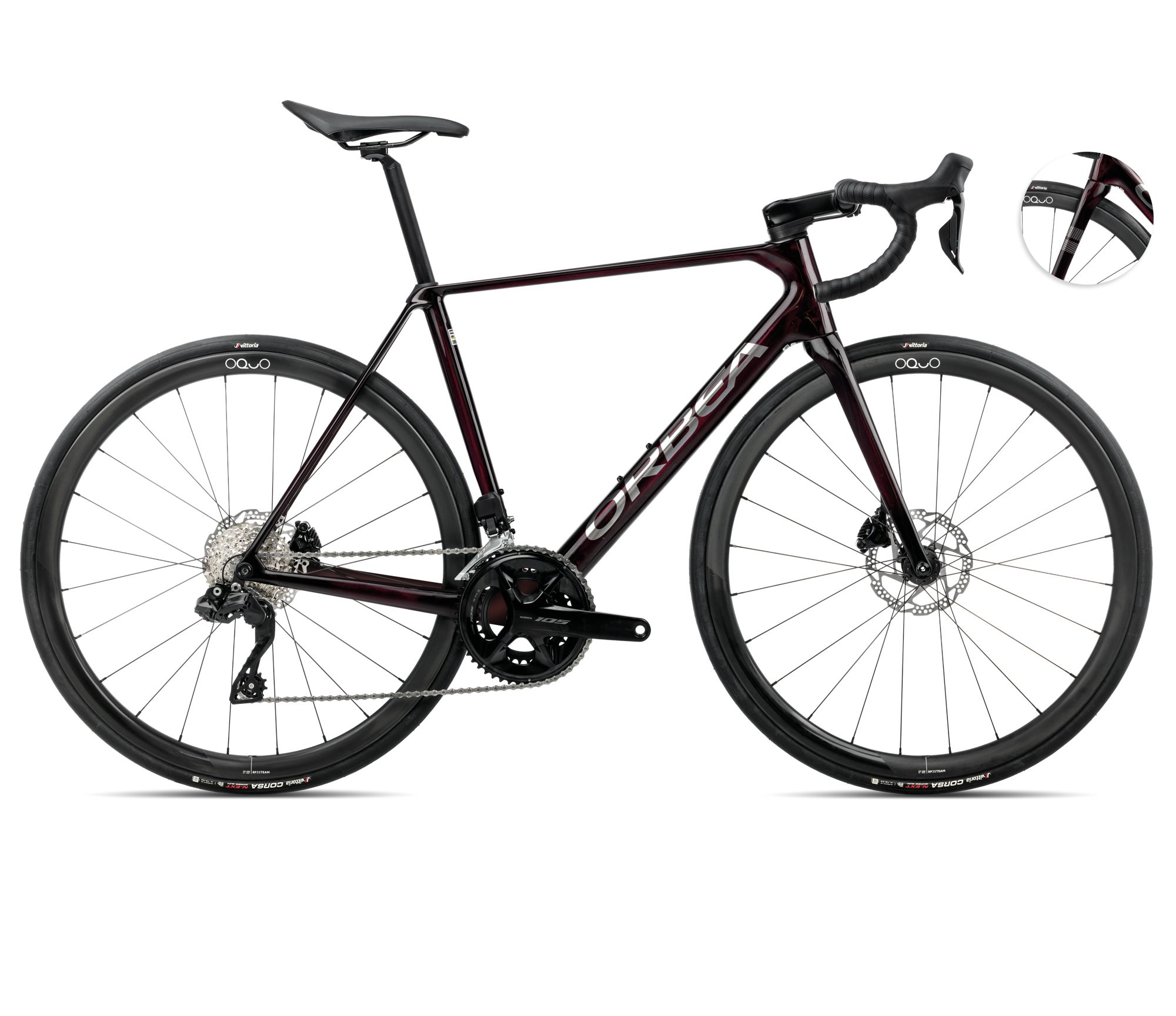 suplimente accelerare metabolism Bicicletă șosea race Orbea ORCA M35i - Wine Red Carbon View | Titanium (Gloss)