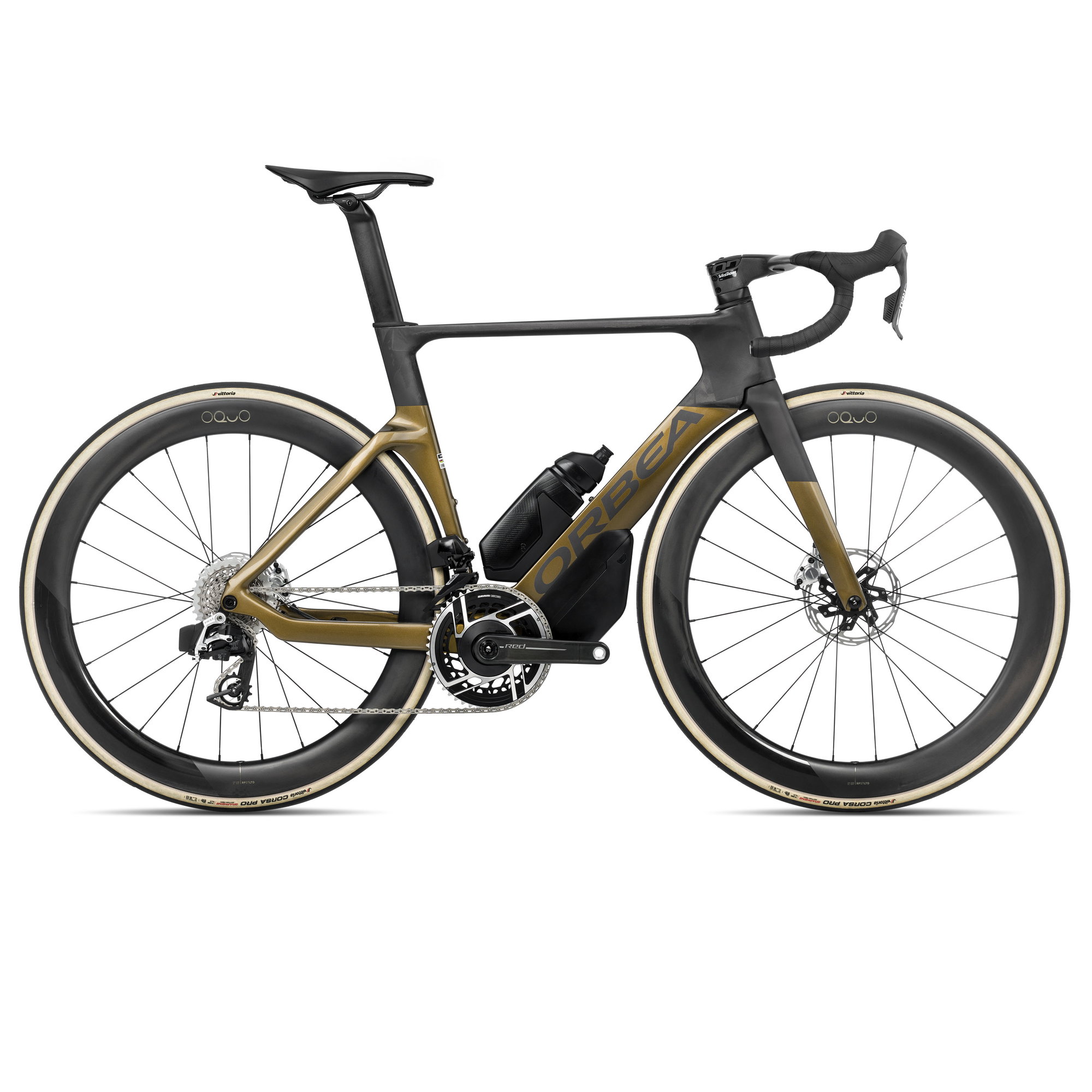 Orbea Bicicletă șosea race aero Orbea ORCA AERO M11eLTD - Olive Green (Gloss) | Carbon Raw (Matt)