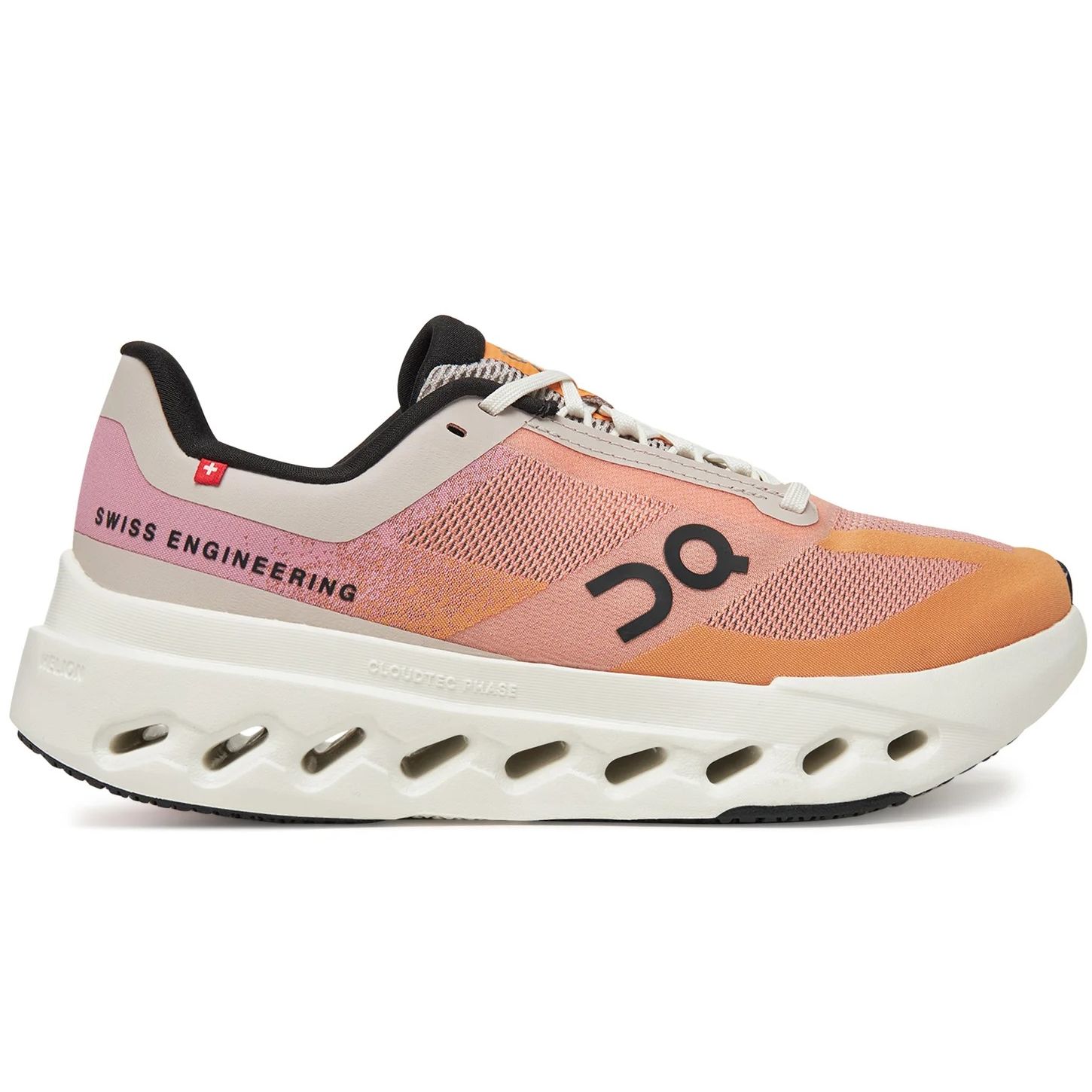 On On - pantofi alergare - Cloudsurfer Next W - Tangerine | Ivory