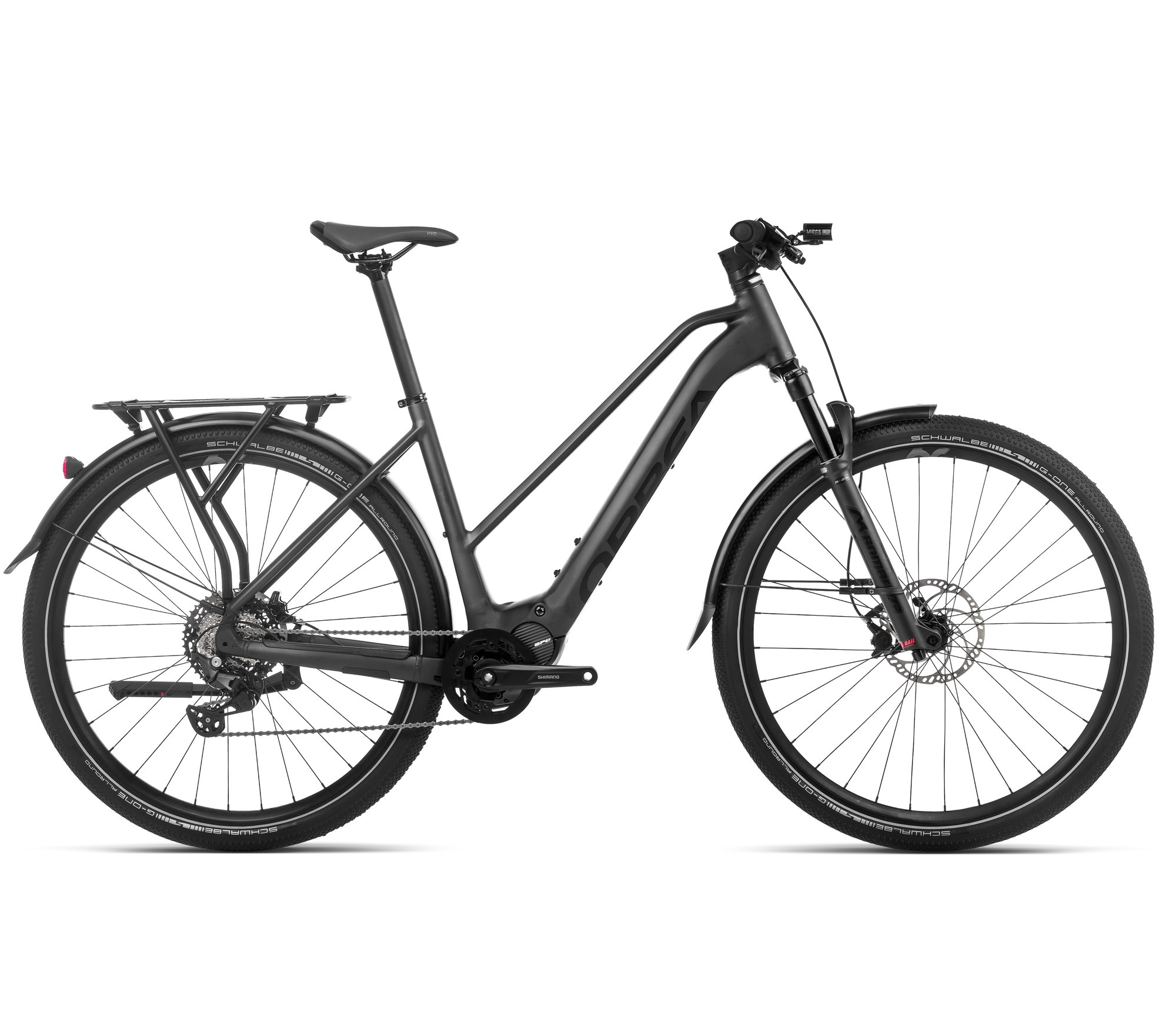 Orbea Bicicletă electrică urbană Orbea KEMEN MID 30 - Metallic Night Black (Matt | Gloss)
