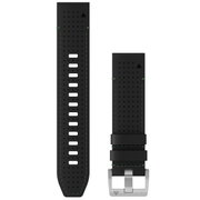 Garmin - curea piele - QuickFit 22 - MARQ 2 leather - black I green