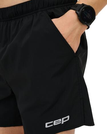 CEP - pantaloni scurti - run shorts loose fit - black
