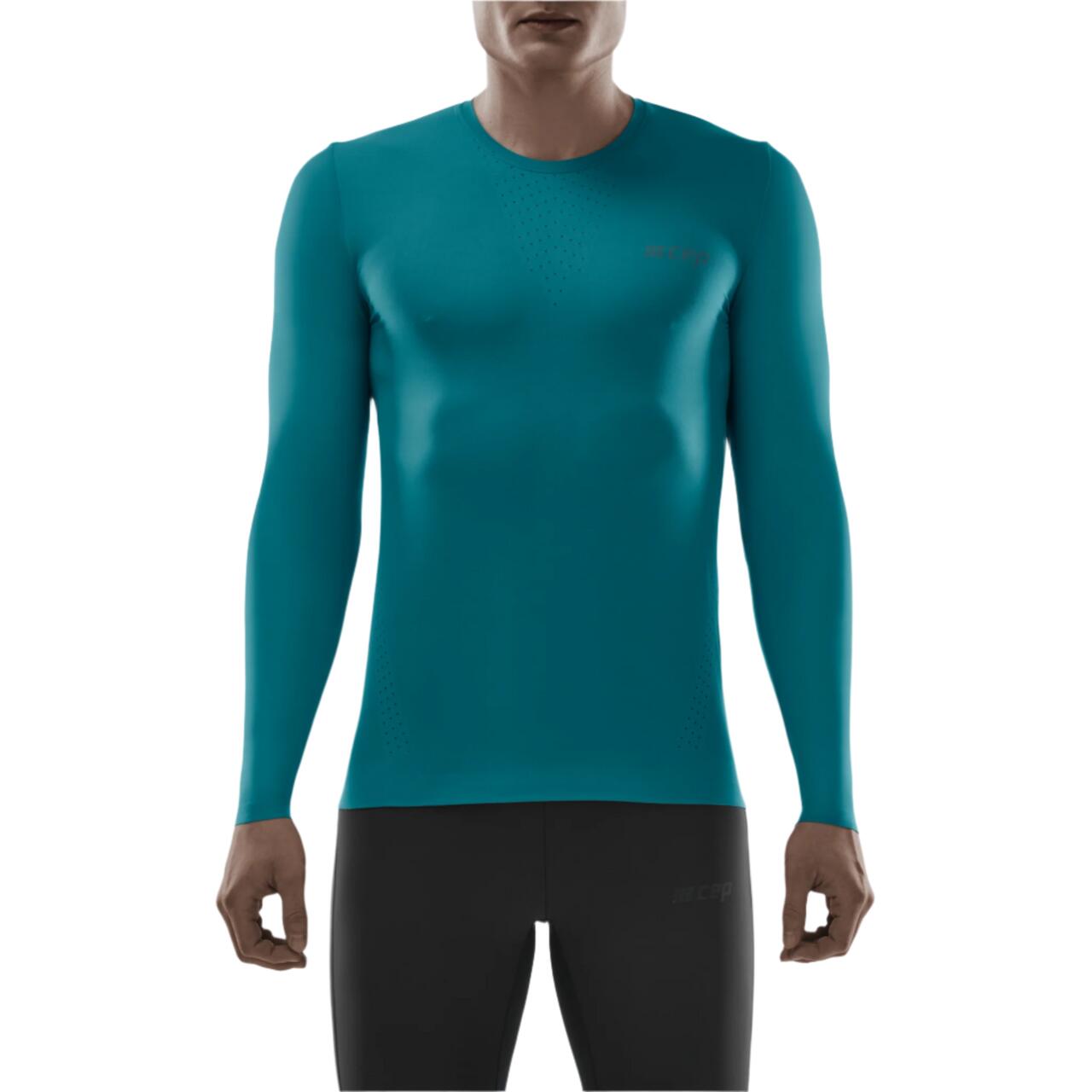 Sporting Goods CEP - bluza cu maneca lunga - run ultralight shirt long sleeve - petrol
