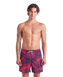 Arena - sort inot barbati - Print Beach Short - Dark I Purple I Multi