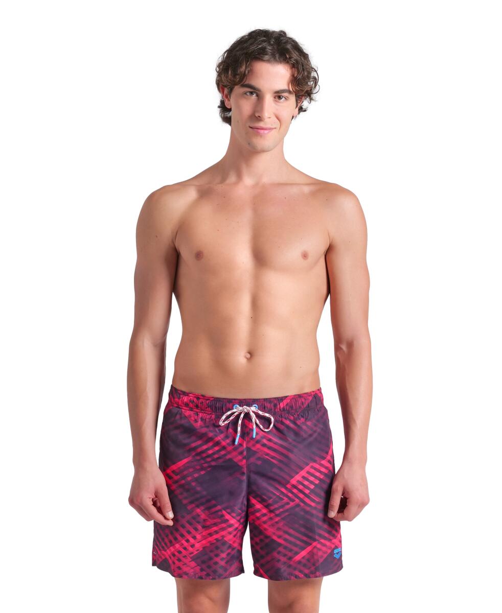 Arena Arena - sort inot barbati - Print Beach Short - Dark I Purple I Multi