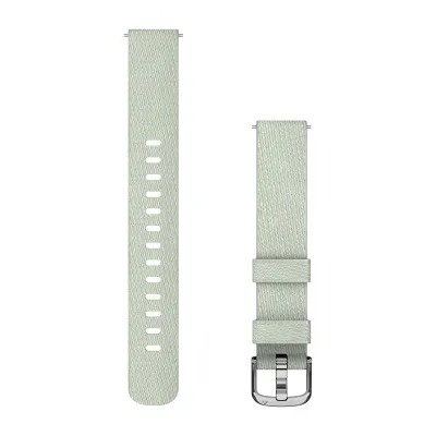Watch Bands Garmin - curea nailon - Lily 2 - 14 mm - sage gray | silver