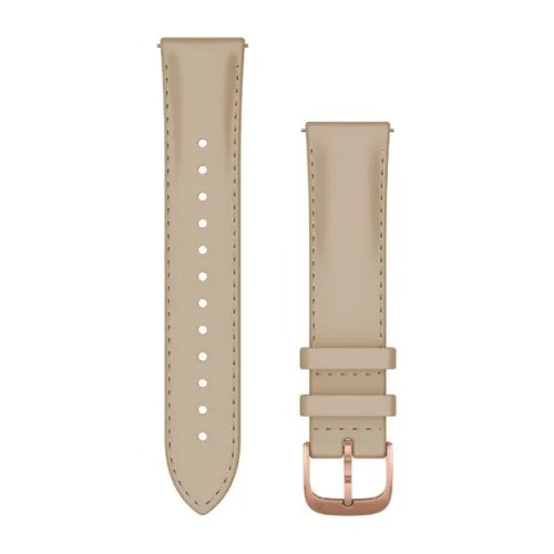 Watch Bands Garmin - curea piele - Quick Release 20 - Italian Leather | Light Sand