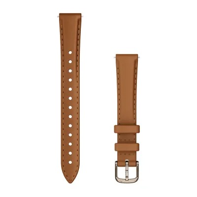 Watch Bands Garmin - curea piele - Lily 2 - 14 mm - tan | cream gold