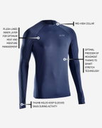 CEP - bluza cu maneca lunga - cold weather shirt LS - navy