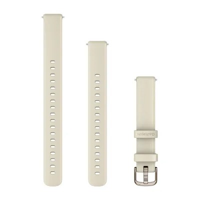 Watch Bands Garmin - curea silicon - Lily 2 - 14 mm - cream gold I coconut