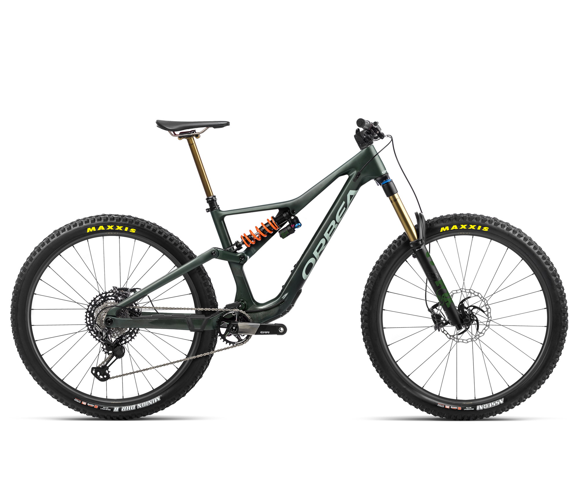 Orbea Bicicletă MTB Enduro full suspension Orbea RALLON M-LTD - Forest Green Carbon View (Matt | Gloss) | Blue Stone (Gloss)