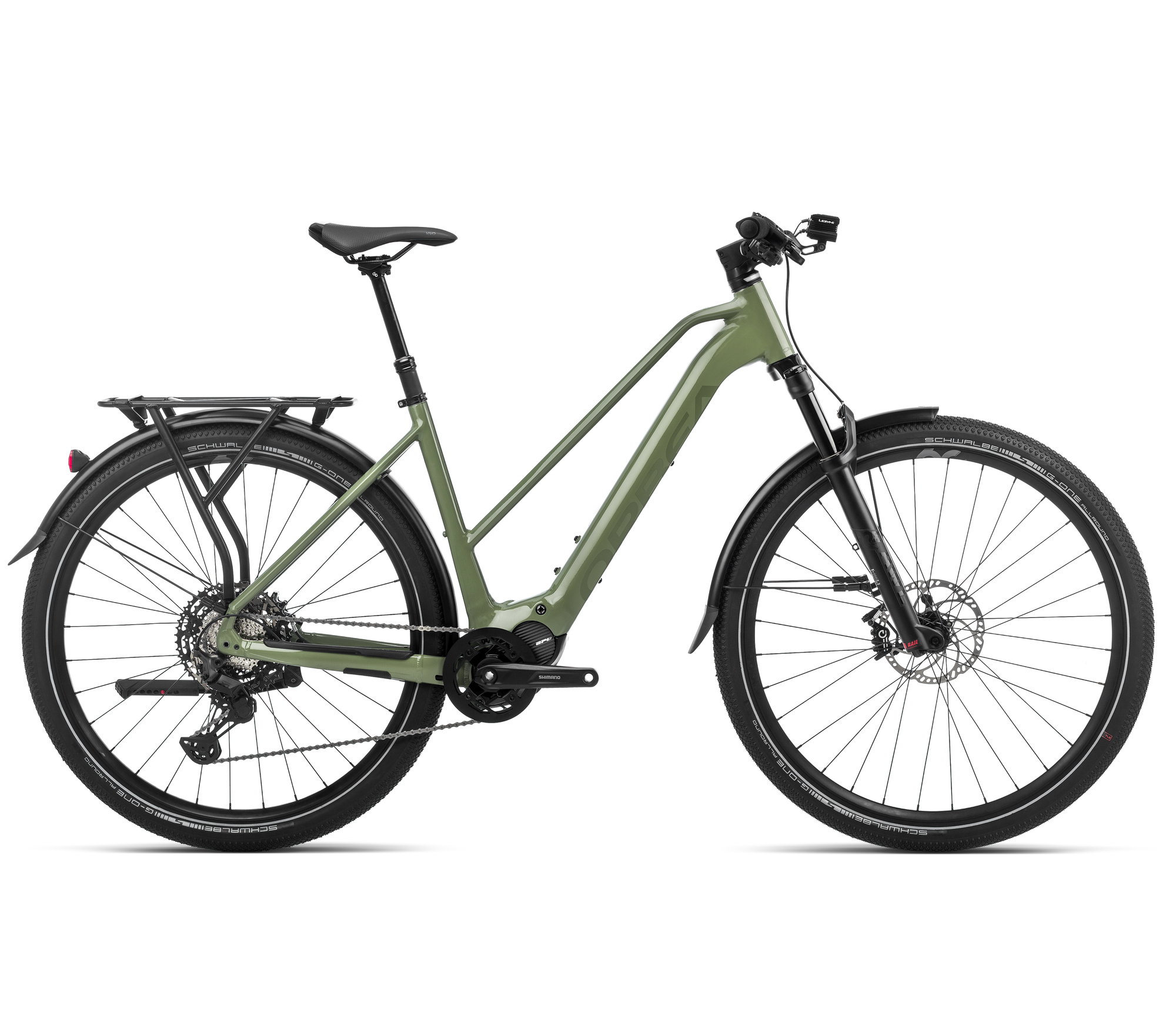 Orbea Bicicletă electrică urbană Orbea KEMEN MID 10 - Urban Green (Gloss | Matt)