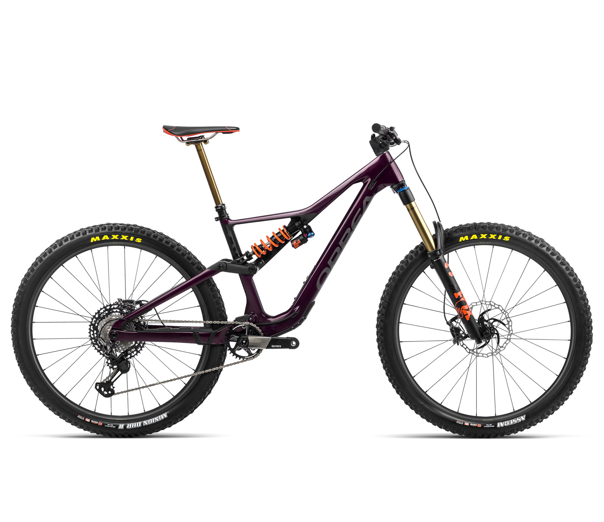 Orbea Bicicletă MTB Enduro full suspension Orbea RALLON M-LTD - Metallic Mulberry (Gloss) | Black (Matt)