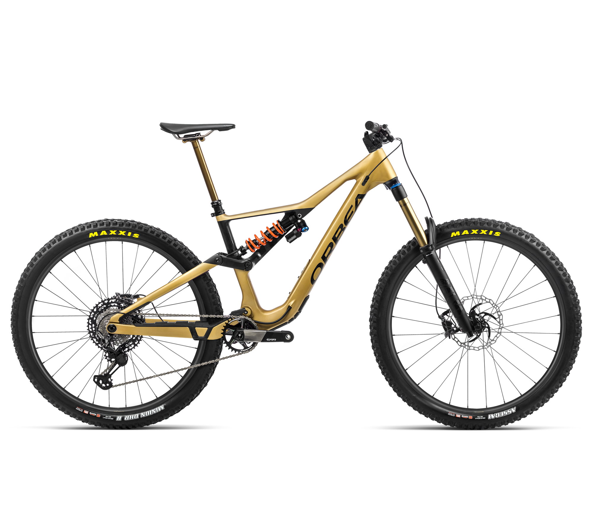Orbea Bicicletă MTB Enduro full suspension Orbea RALLON M-LTD - Golden Sand | Black (Matt)
