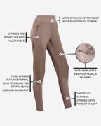 CEP - pantaloni lungi - cold weather pants W - maro
