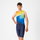 Castelli - costum triatlon fara maneci - Free Sanremo 3 Suit Sleeveless - albastru belgian | portocaliu