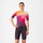 Castelli - costum triatlon cu maneca scurta - Free Sanremo 3 W Suit Short Sleeve - negru | portocaliu vivid