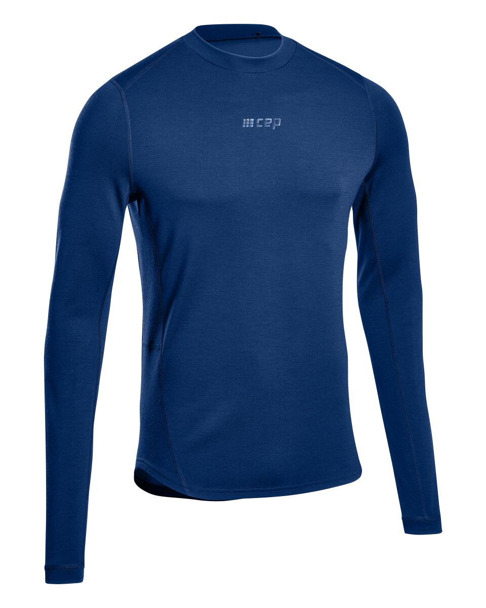 Sporting Goods CEP - bluza cu maneca lunga - cold weather merino shirt long sleeve - blue