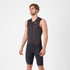 Castelli - costum triatlon fara maneci - Free Sanremo 3 Suit Sleeveless - albastru belgian | portocaliu