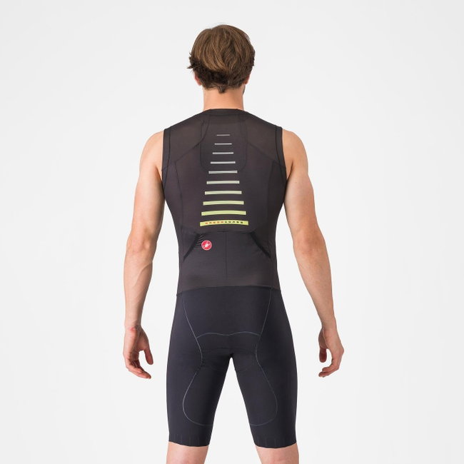 Castelli - costum triatlon fara maneci - Free Sanremo 3 Suit Sleeveless - negru
