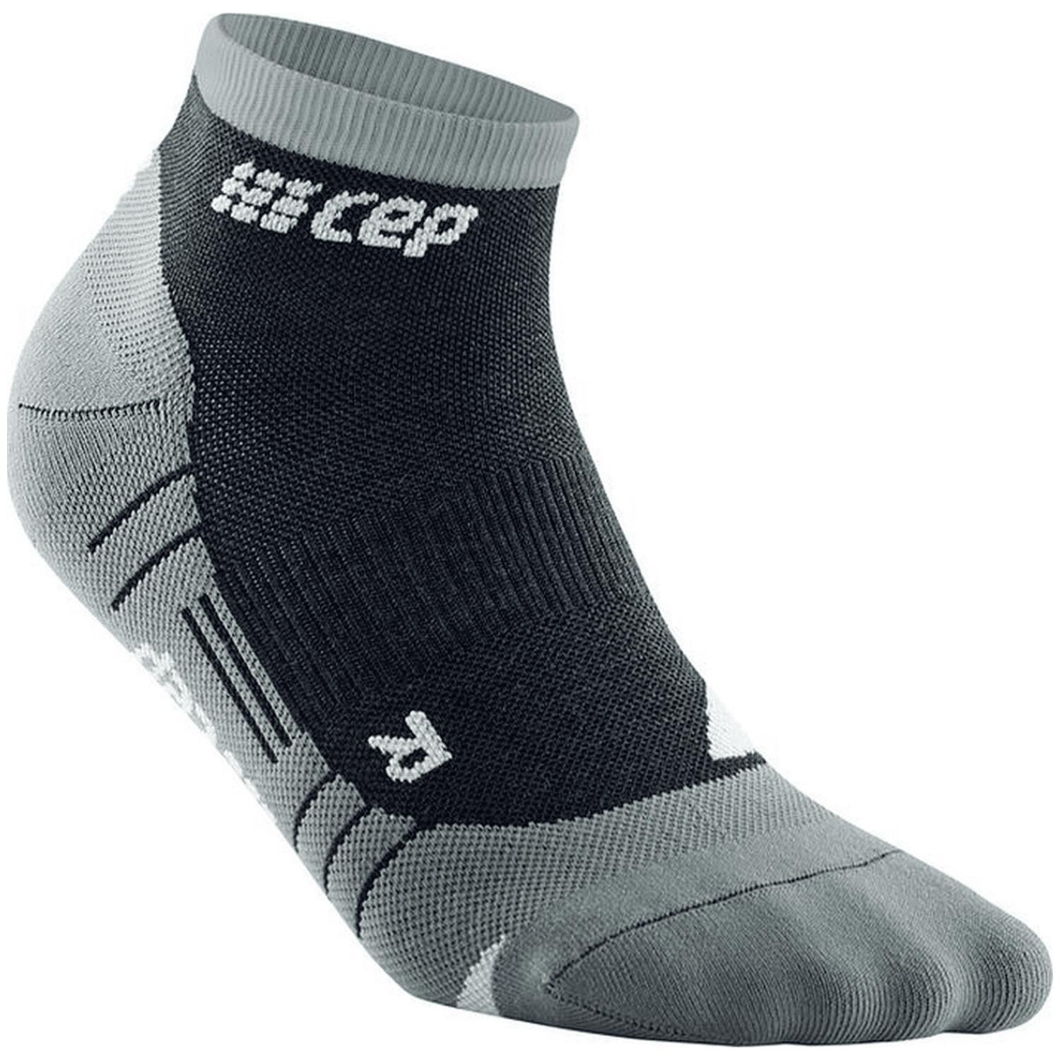 Sporting Goods CEP - sosete compresie peste glezna - hiking light merino low-cut socks - stonegrey | grey