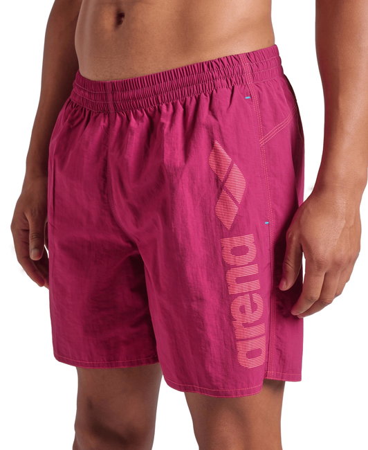 Arena - sort inot barbati - Logotype Beach Boxer - Dark I Purple I Calypso I Coral