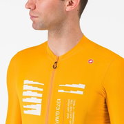 Castelli - tricou ciclism maneca scurta tailored fit - Espresso R--A/D Jersey - portocaliu