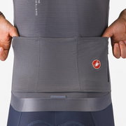 Castelli - tricou ciclism maneca scurta tailored fit - Espresso R--A/D Jersey - gri inchis Smokey