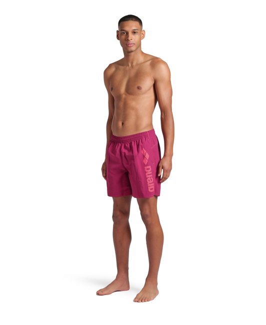 Arena - sort inot barbati - Logotype Beach Boxer - Dark I Purple I Calypso I Coral