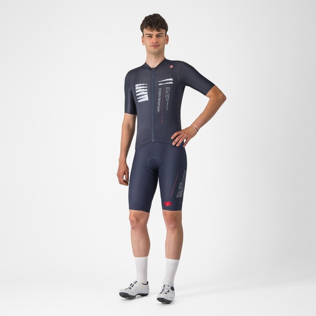 Castelli - tricou ciclism maneca scurta tailored fit - Espresso R--A/D Jersey - albastru Twilight