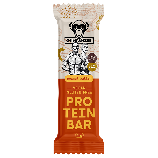 Chimpanzee Chimpanzee Baton proteic Bio 45g - unt de arahide