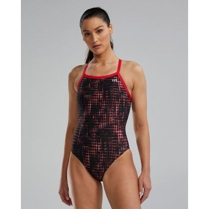 TYR TYR - costum baie intreg pentru femei - Diamondfit - Atrix - rosu