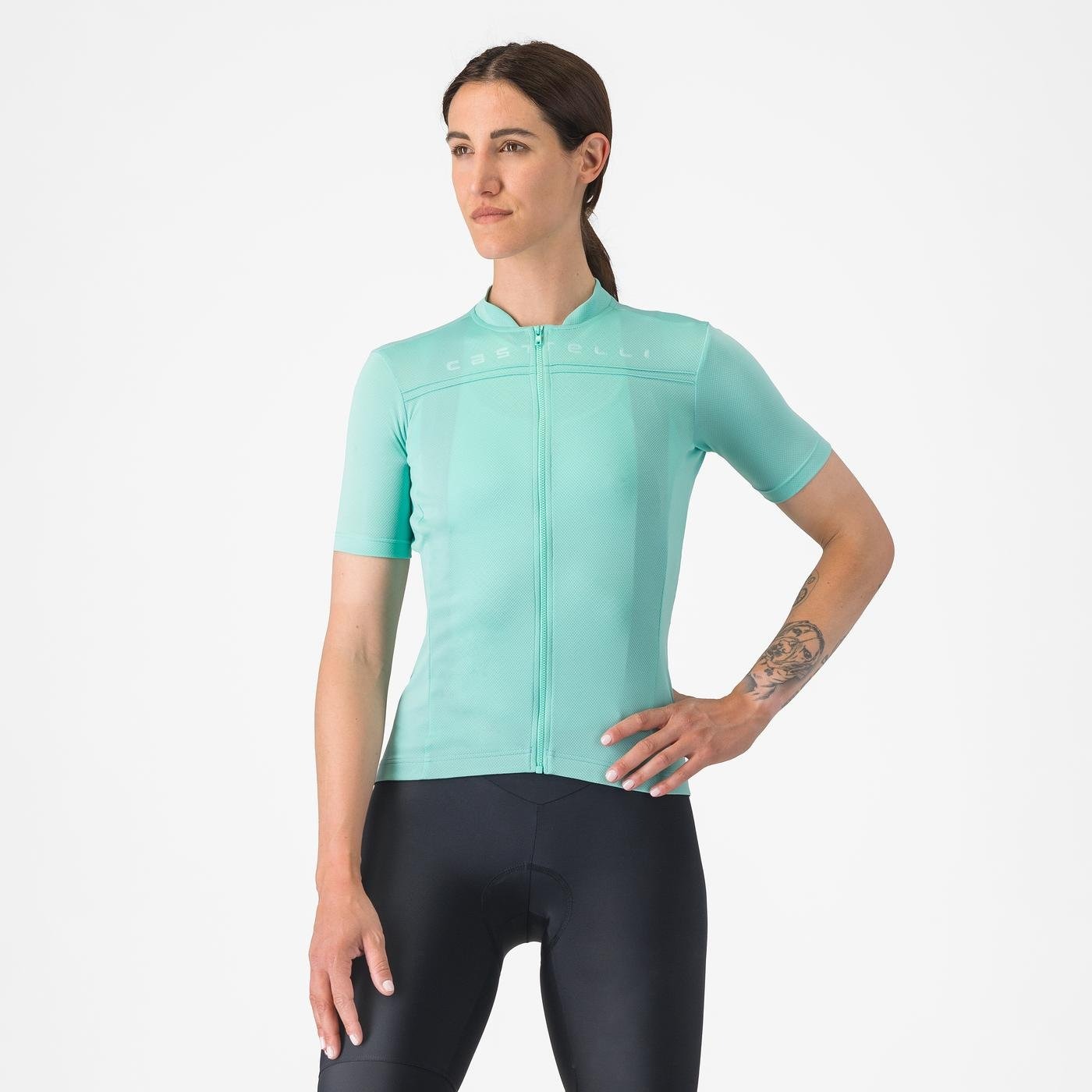 Castelli Castelli - tricou ciclism maneca scurta regular fit - Anima 4 W Jersey - 18-32 gr C - albastru deschis