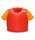 TYR - bluza cu centura copii - Kids Flotation Shirt - rosu