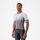 Castelli - tricou ciclism maneca scurta tailored fit cu protectie solara - Upf Jersey - 20-38 gr C - gri argintiu